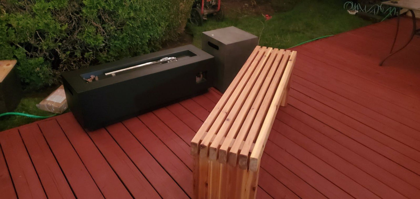 Cedar Patio Bench