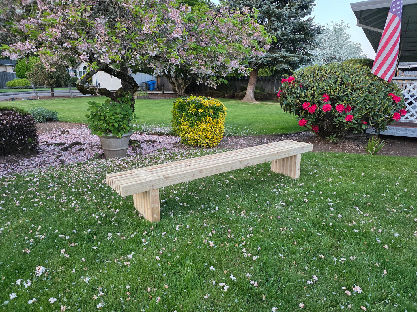 Cedar Patio Bench